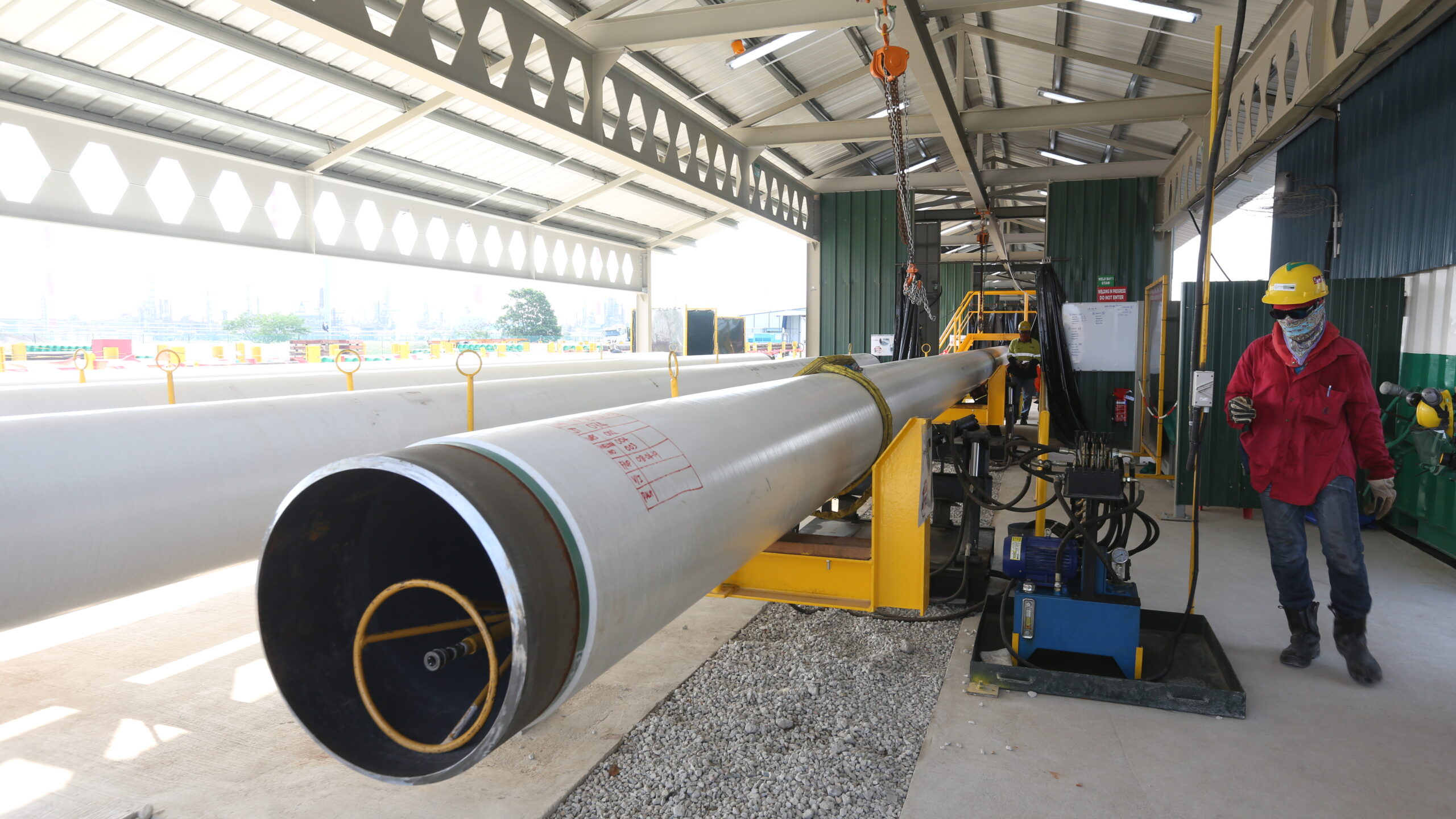 Crips project pipeline yard